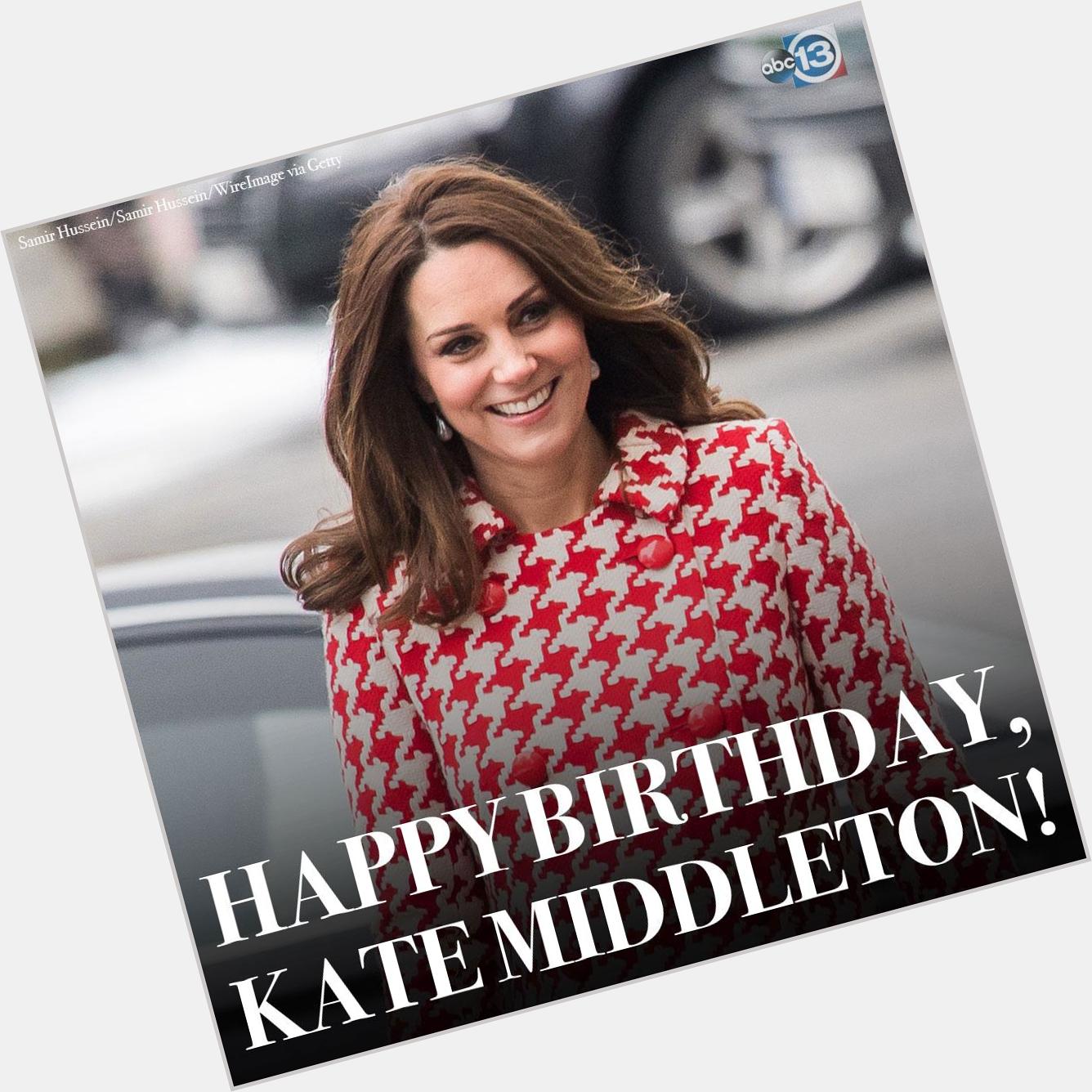 Happy Birthday, Kate Middleton! The Duchess of Cambridge turns 37 today.  