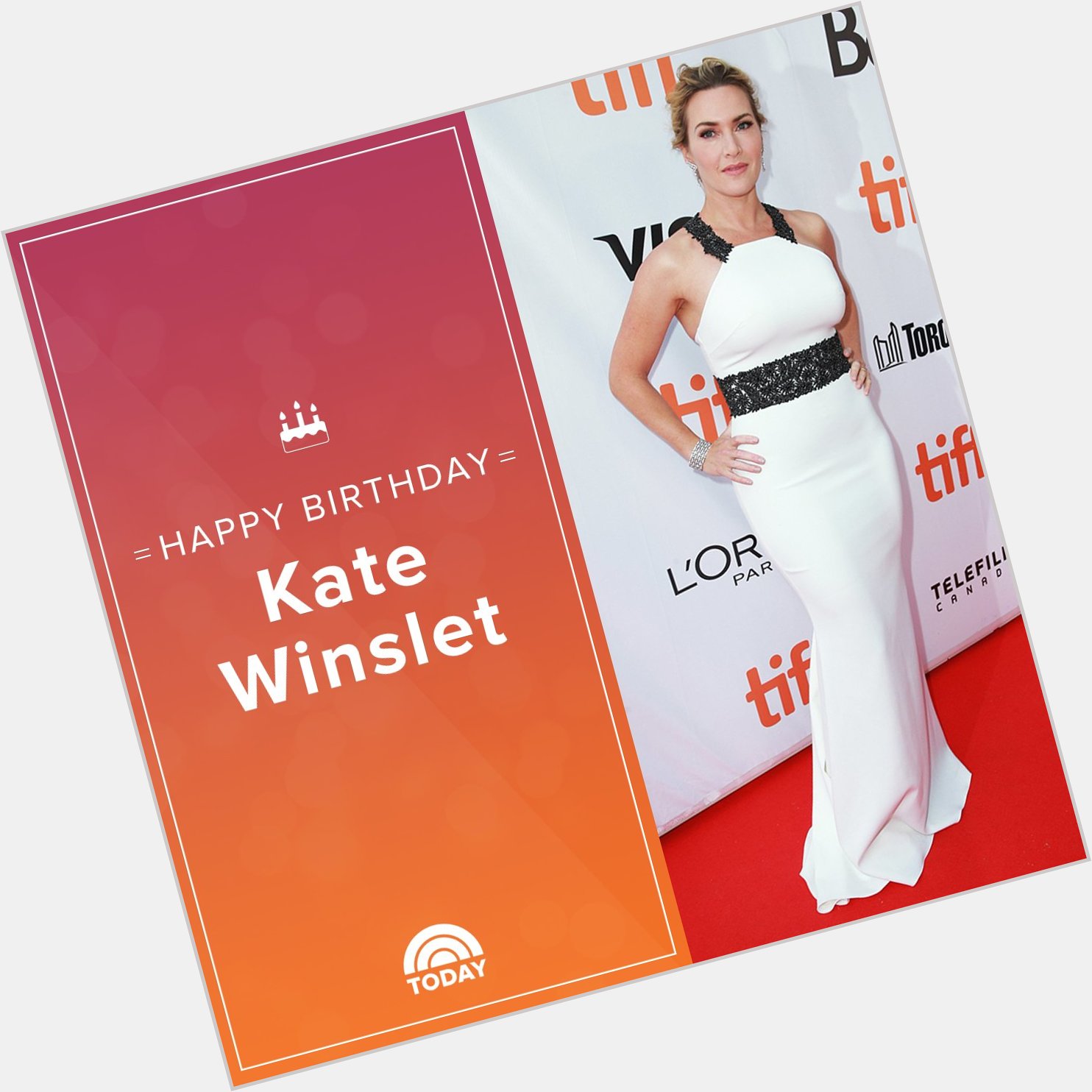Happy birthday, Kate Winslet! 