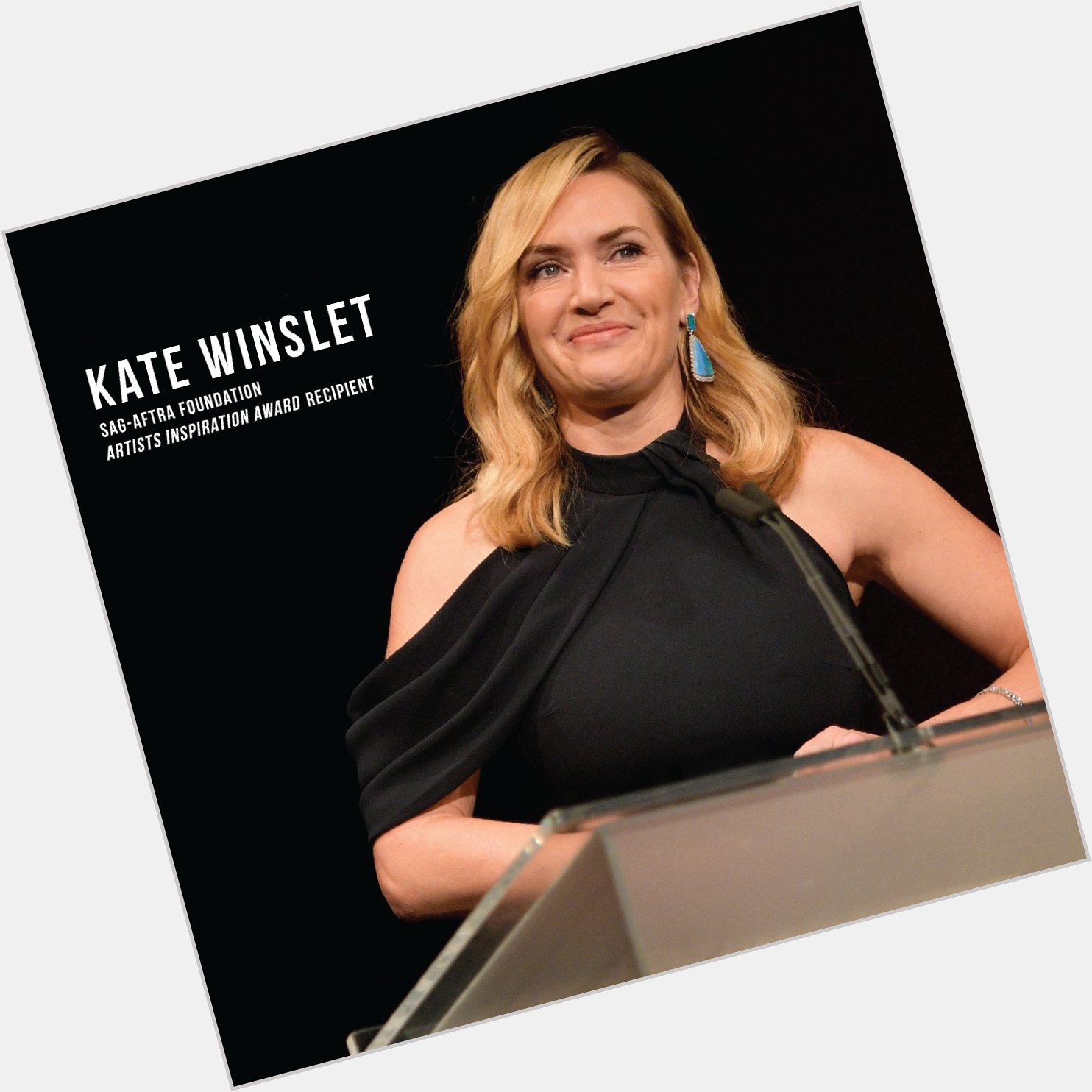 Happy Birthday to our 2017 Artists Inspiration Award recipient Kate Winslet! 