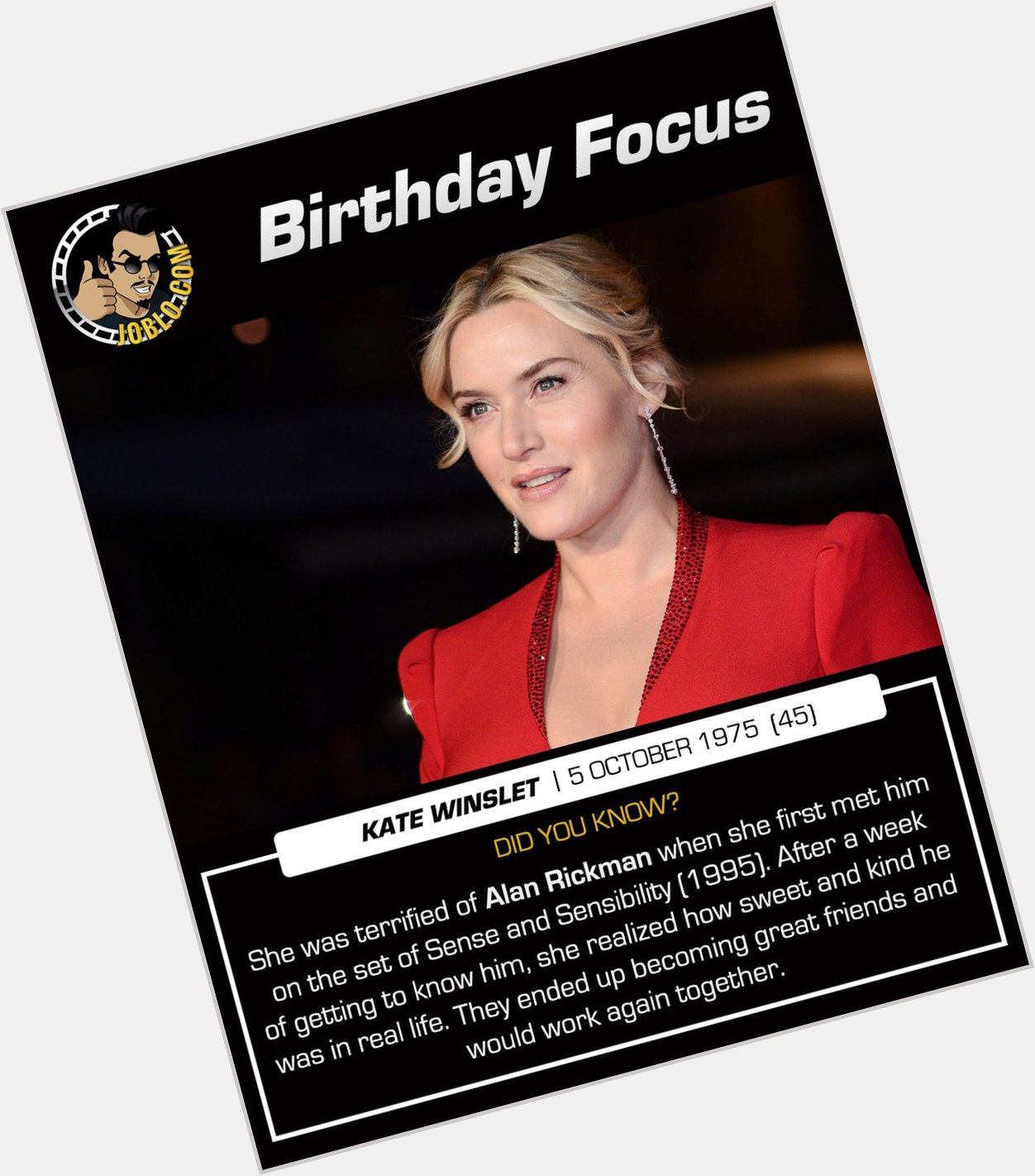 Happy 45th birthday to the amazing, Kate Winslet!

What do you think is her best role? 