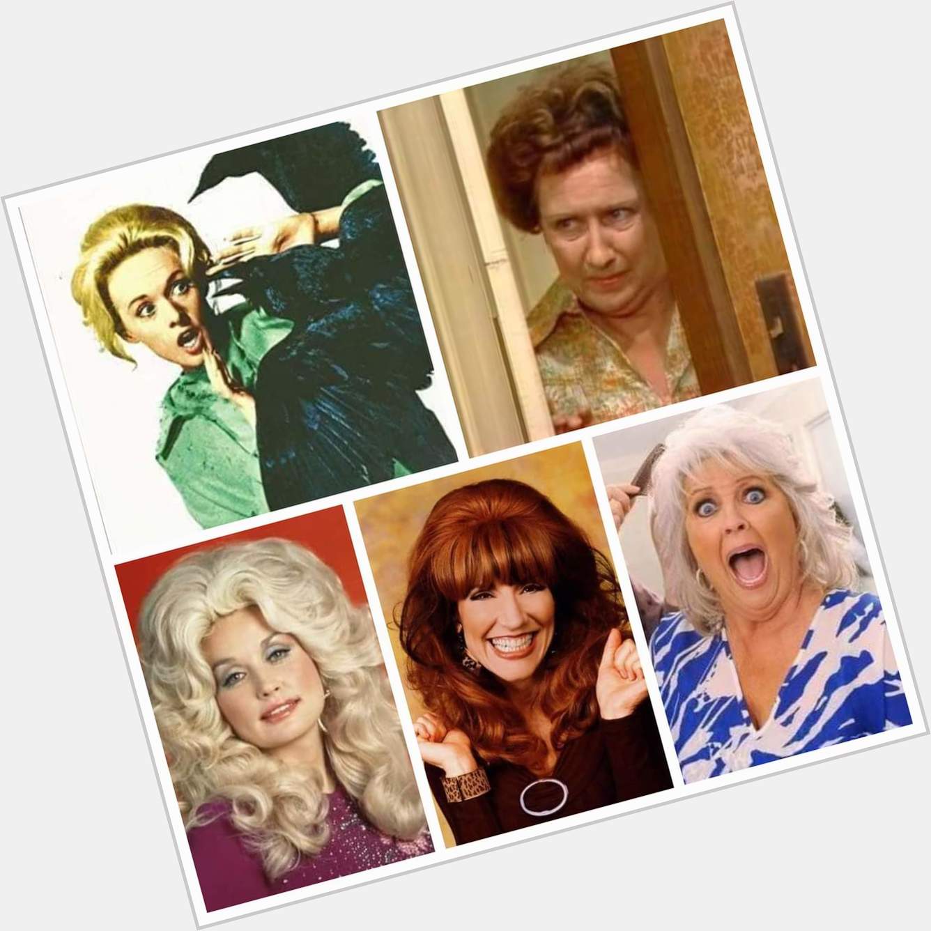 January 19th 

Happy Birthday to Tippi Hedren, Jean Stapleton, Dolly Parton, Katey Sagal, and Paula Deen! 
