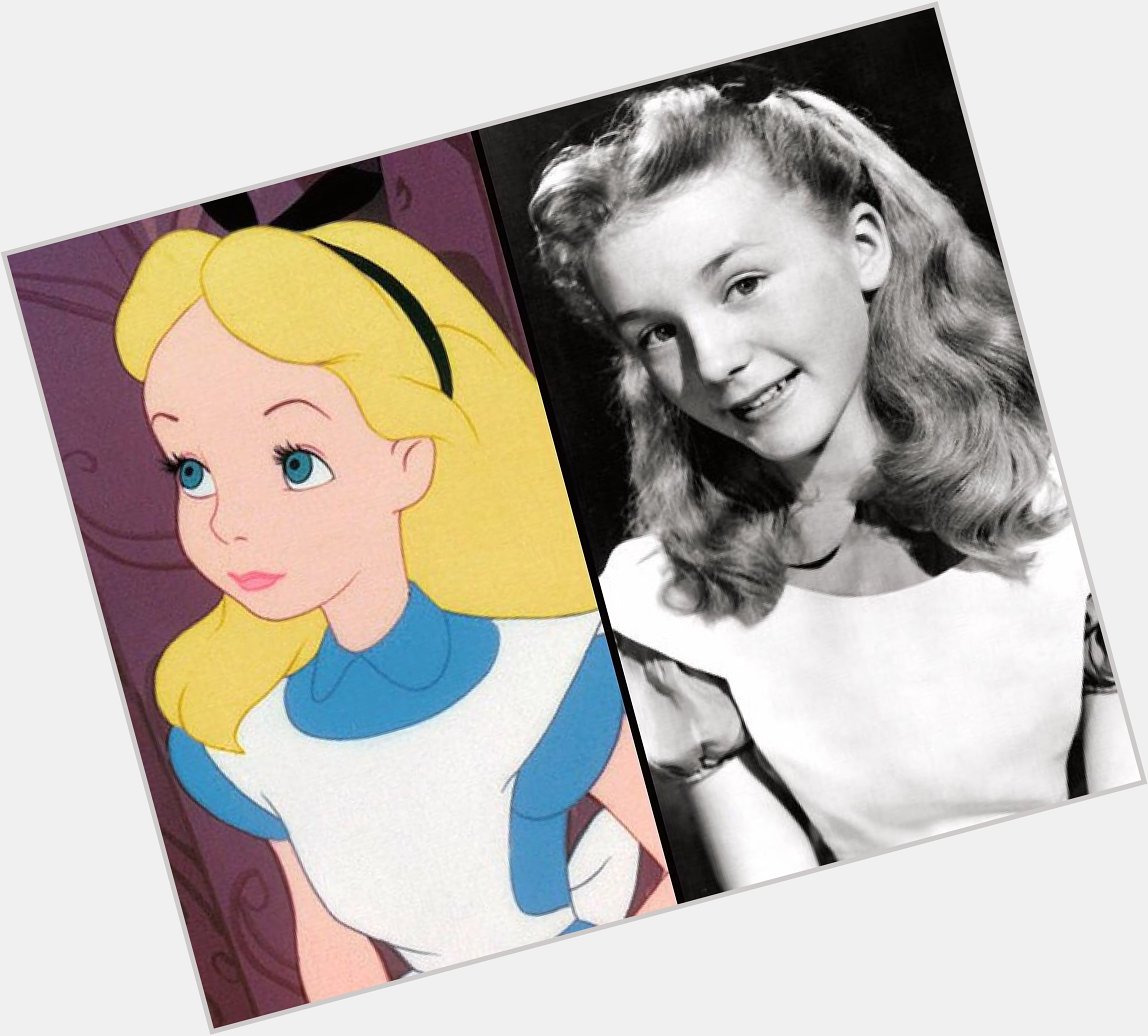 Happy birthday to Kathryn Beaumont, the quintessential Alice!      