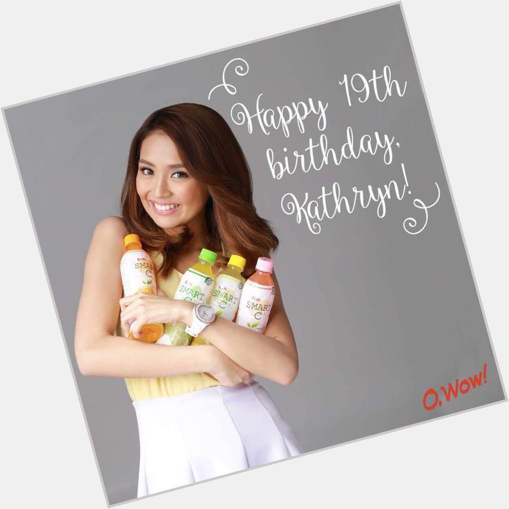   19th birthday to the sweetest girl we know -- Kathryn Bernardo! May 