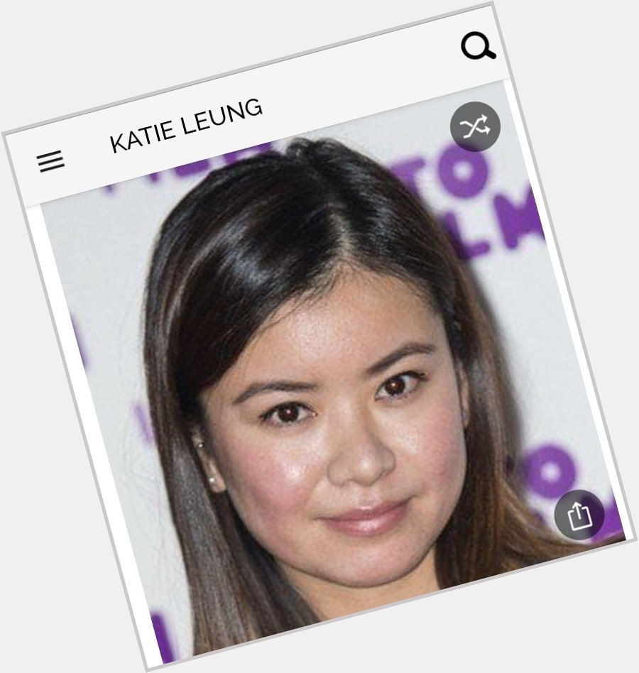 Happy birthday to this great actress.  Happy birthday to Katie  Leung 
