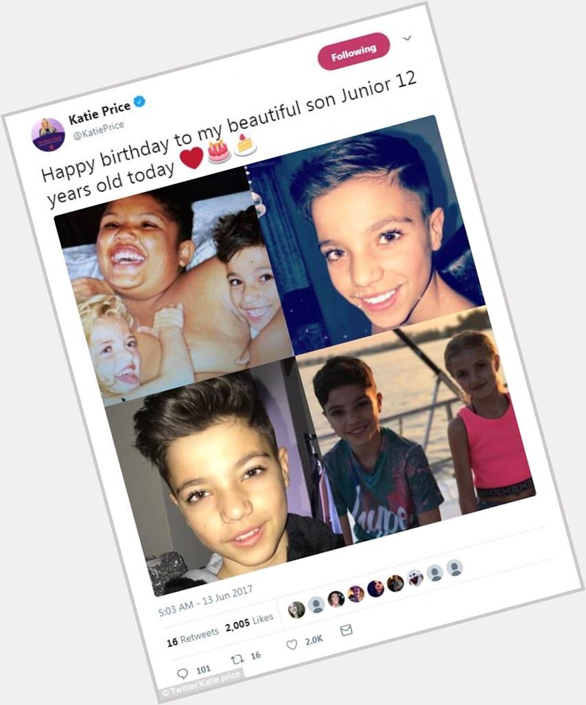 Katie Price Fails To Publicly With Son Junior Happy Birthday As He Turns 13  