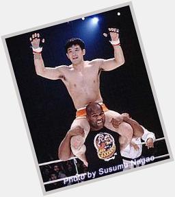 Happy birthday to a legend of the fight world, Kazushi Sakuraba!  Here with 