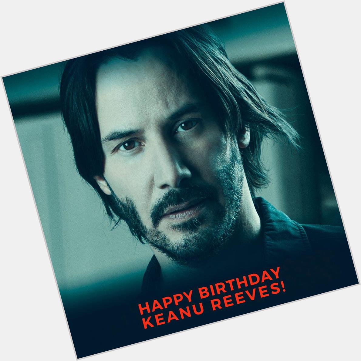 Happy Birthday Keanu Reeves! Hopefully his party doesn\t get as wild as - in theatres Oct/9. 