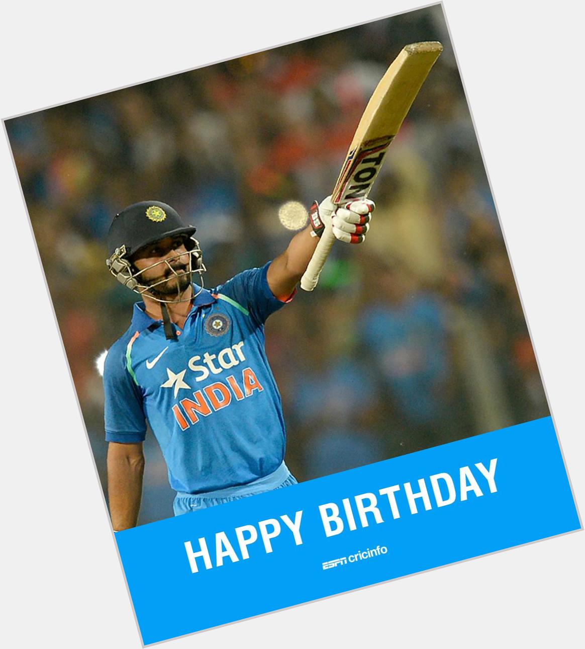  Happy Birthday to Kedar Jadhav! 

The Indian batsman turns 34 today

 