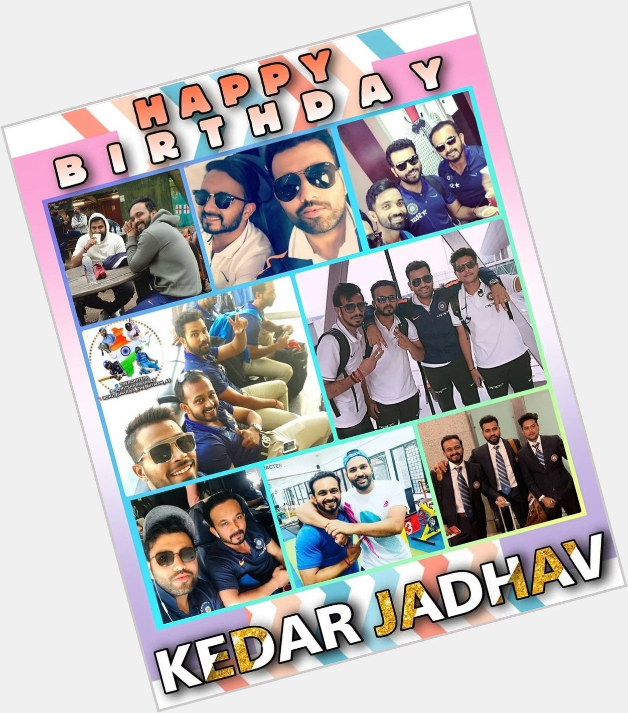 Happy Birthday Kedar Jadhav       