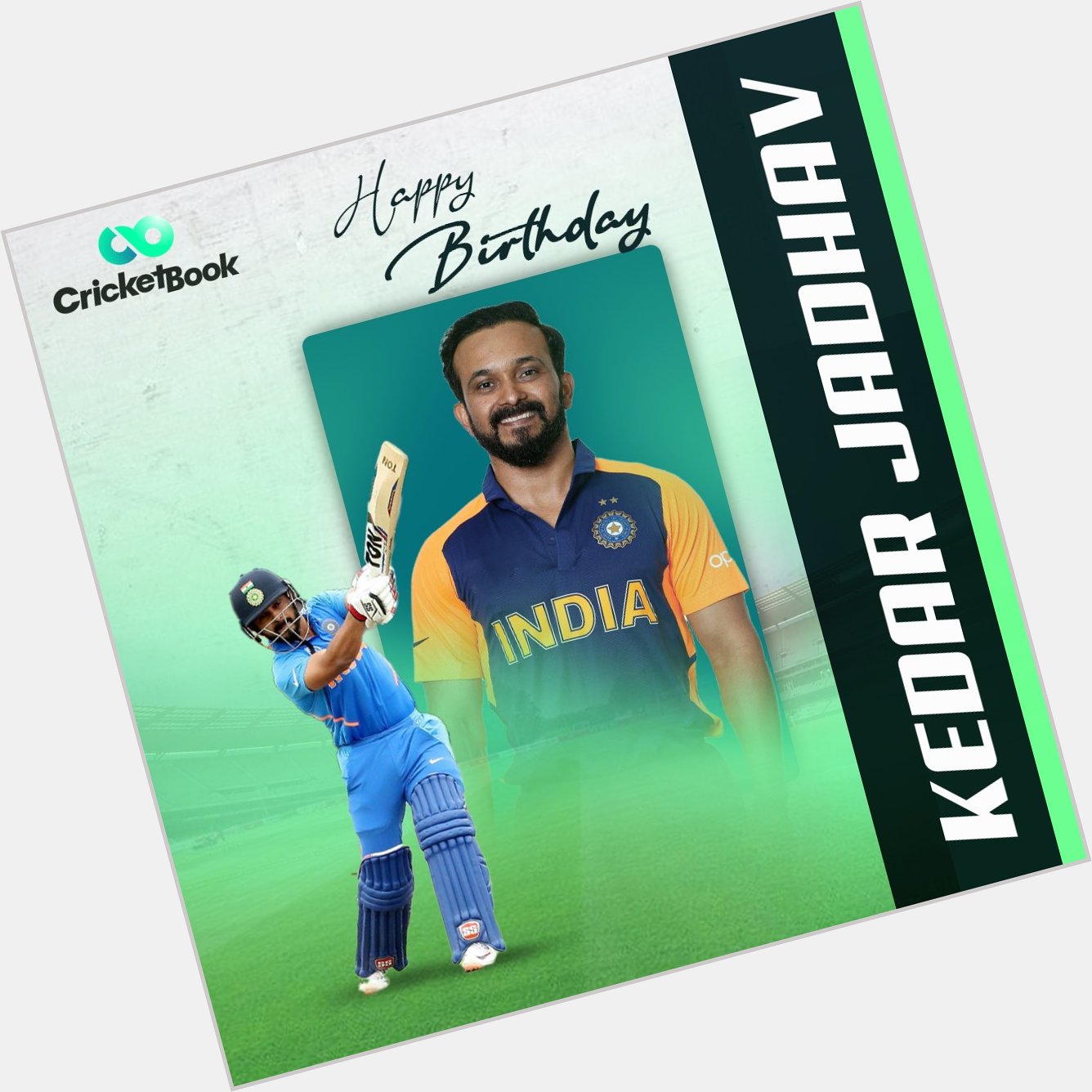 Wishing Kedar Jadhav a very Happy Birthday!   