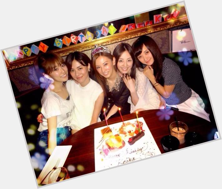 Ayaka Komatsu at the birthday celebration of her bestfriend, Keiko Kitagawa Happy Birthday KEIKO  