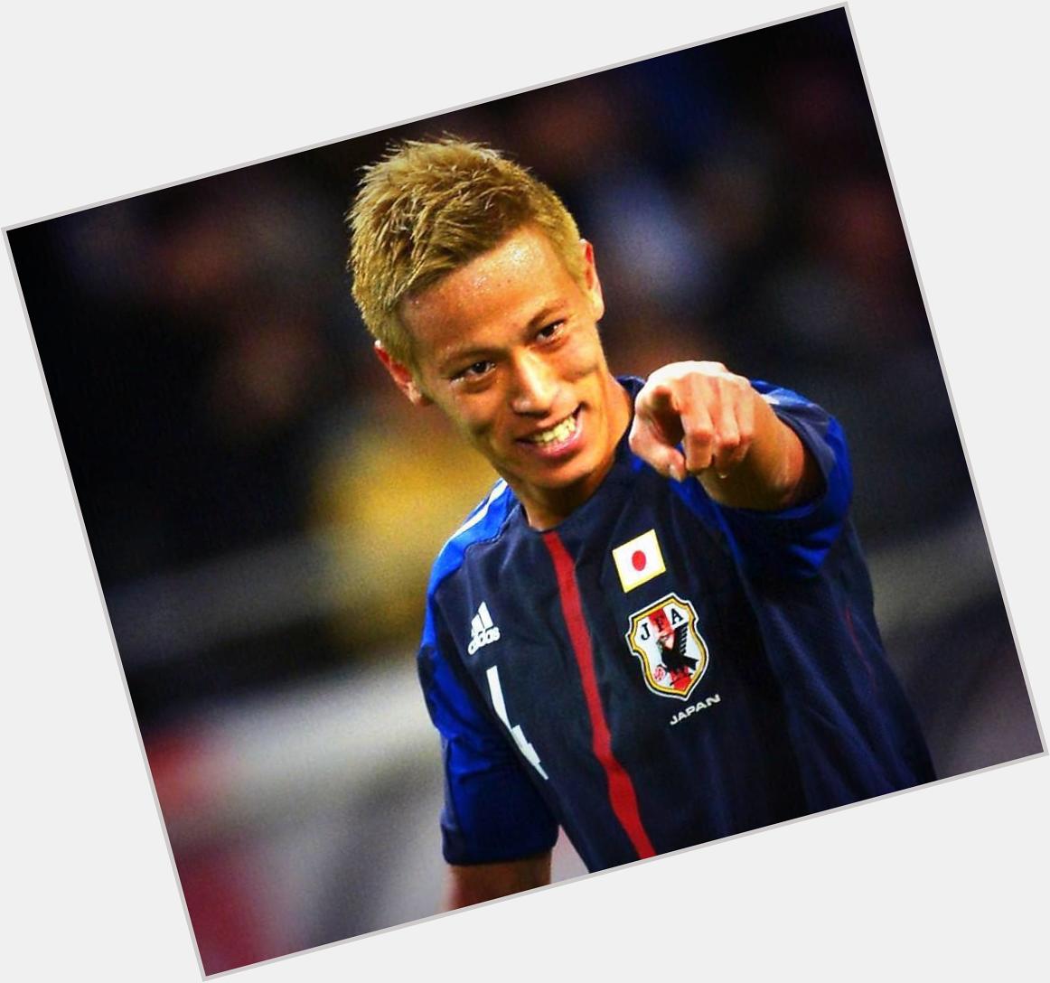 Keisuke Honda happy birthday  Representative from Japan in the future and which expects activity in Milan  
