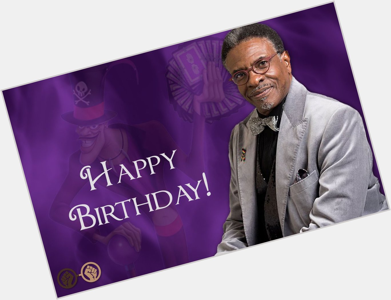 Happy Birthday to Keith David! The \Princess and The Frog\ and \Gargoyles\ voice actor turns 62 today! 
