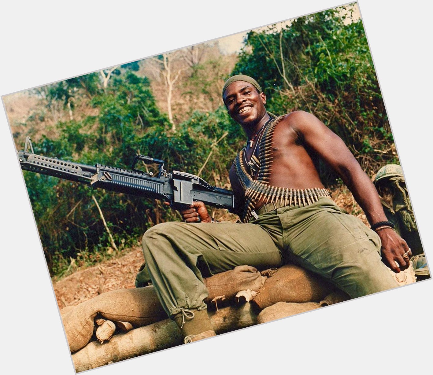 Happy Birthday to Keith David, here in PLATOON! 