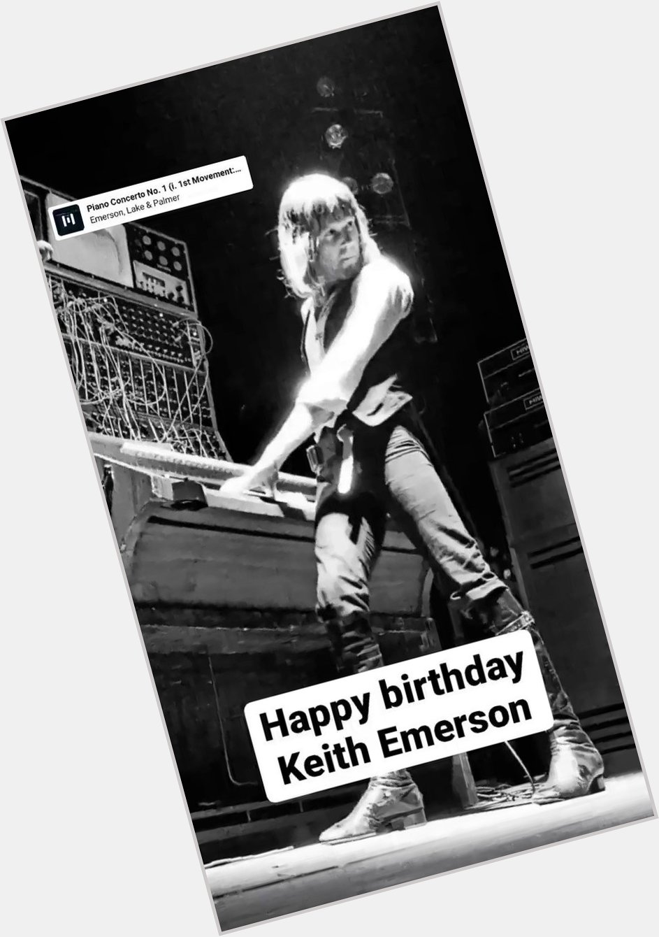Happy birthday Keith Emerson 