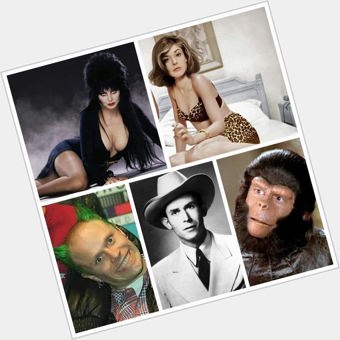September 17th 
Happy Birthday to Cassandra Peterson, Anne Bancroft, Keith Flint, Hank Williams, and Roddy McDowall! 