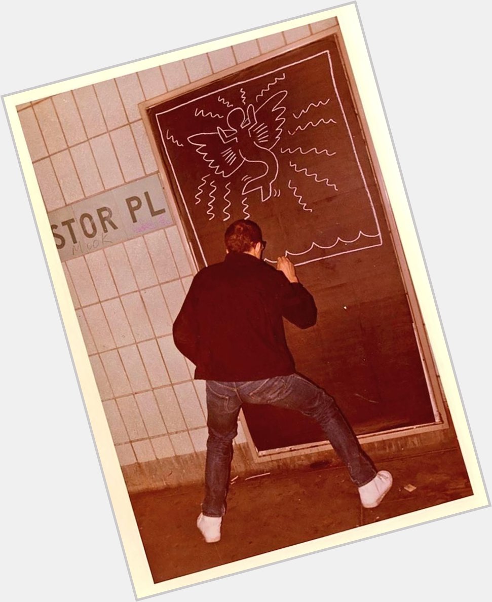 Happy Birthday to one of my favorite artists of all time, Keith Haring. Photo by Elinor Vernhes 