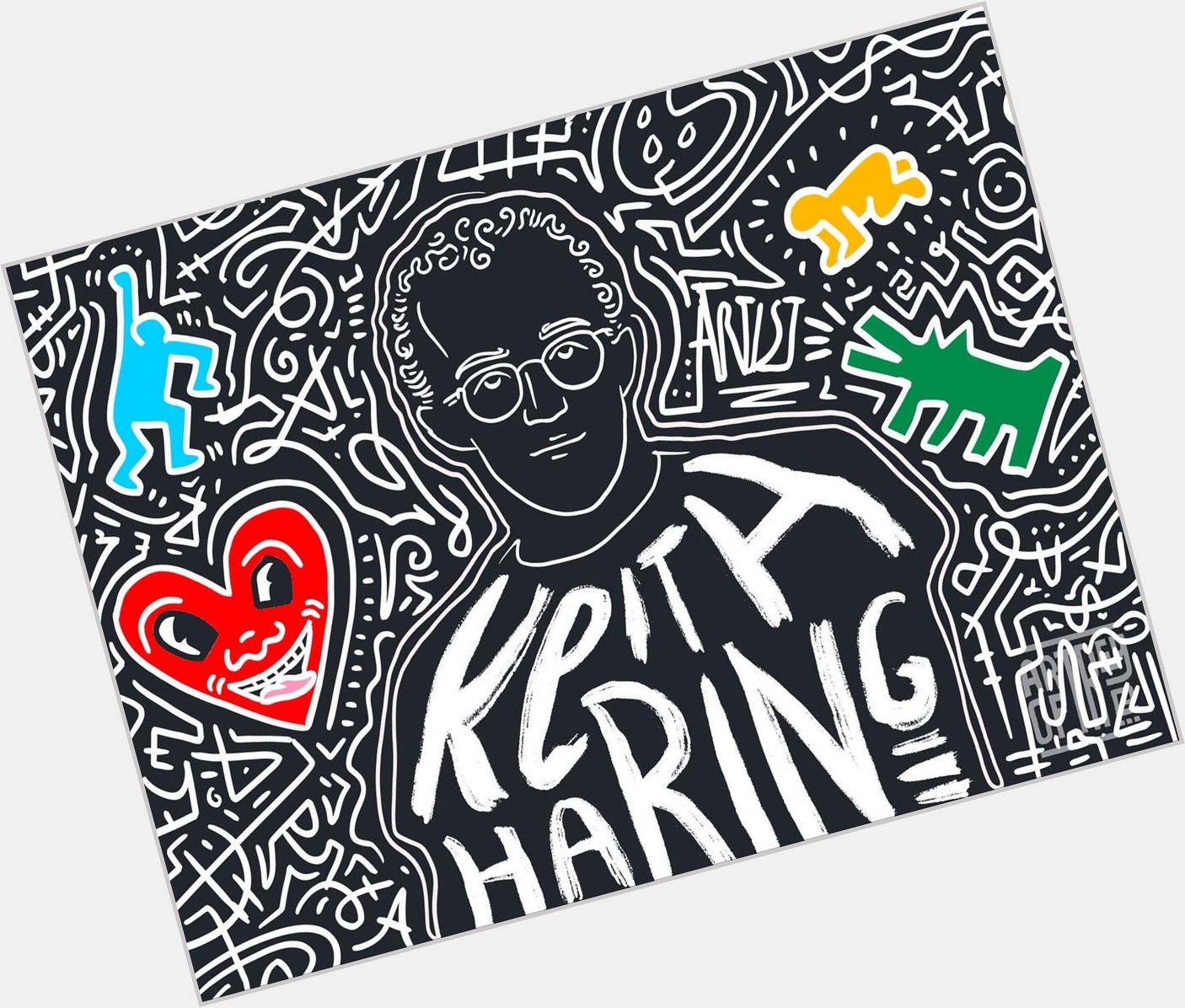 Happy Birthday Keith Haring! Here s a little tribute to celebrate! 