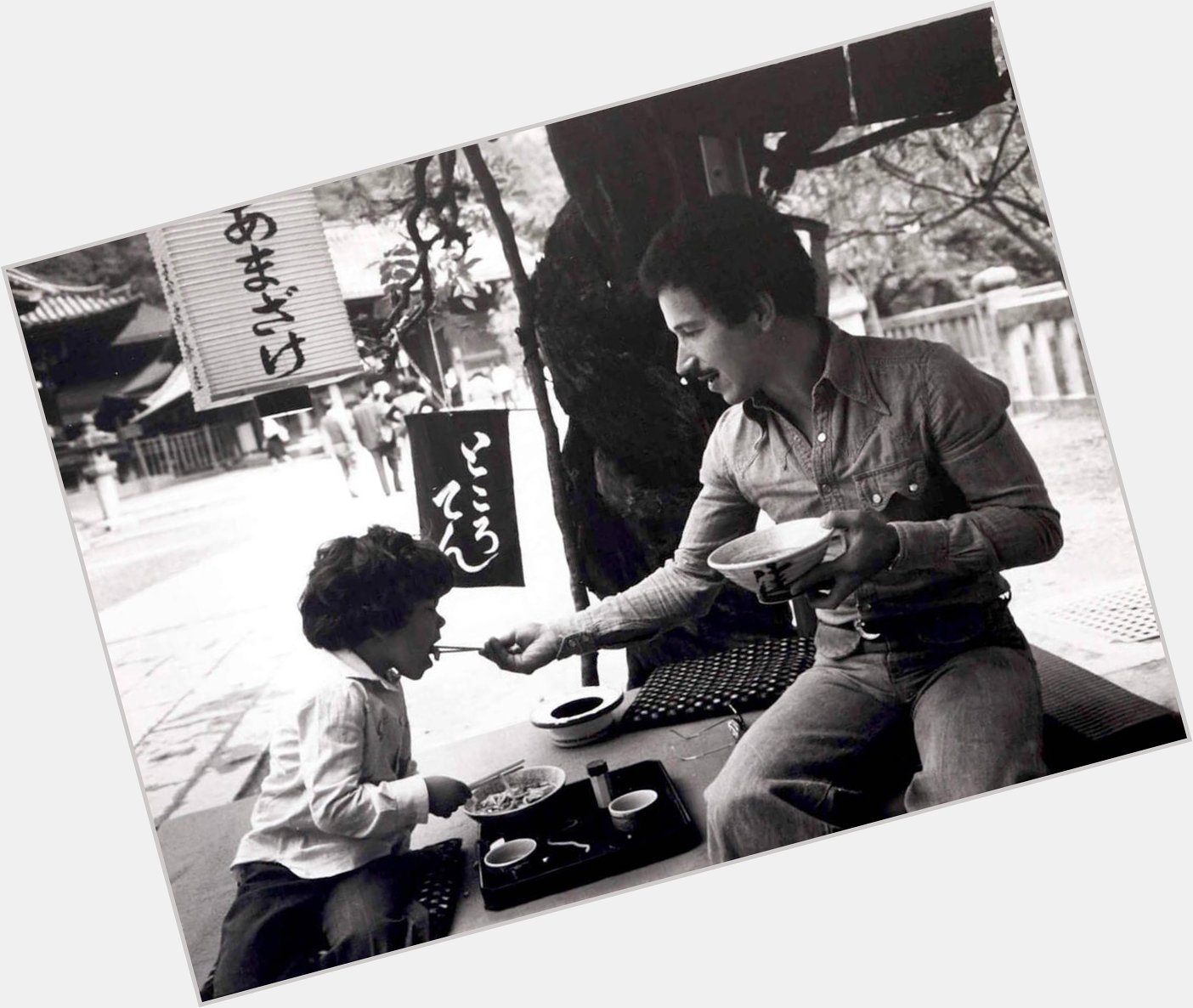Happy 77th birthday to Keith Jarrett, pictured here with his son in Kyoto in 1976 (Photo: Toshinari Koinuma) 