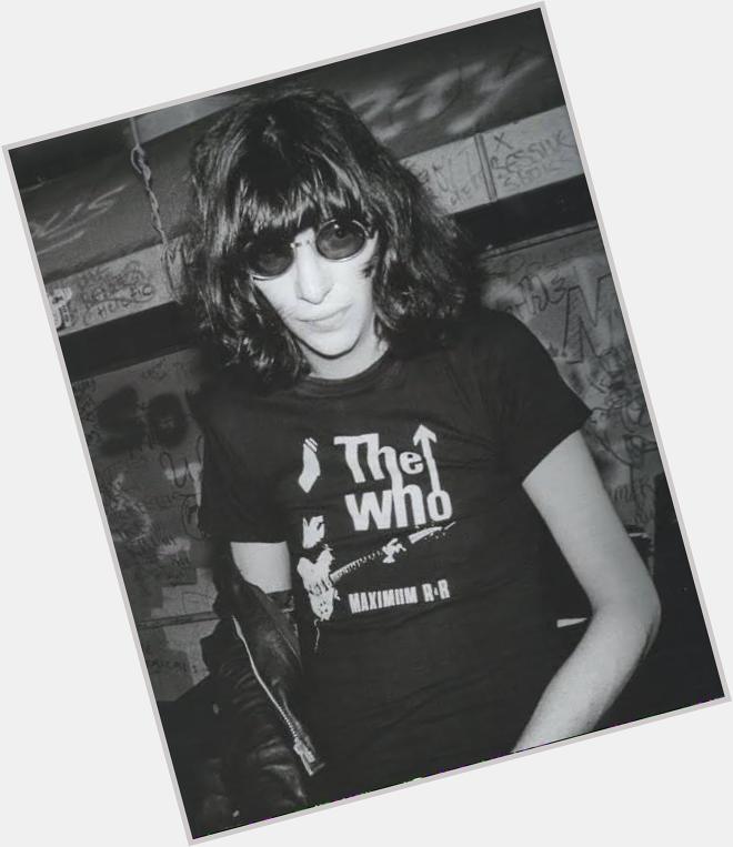  Happy Birthday to Keith Moon from (August 23, 1946) On pic Joey Ramone with the Who tee. 