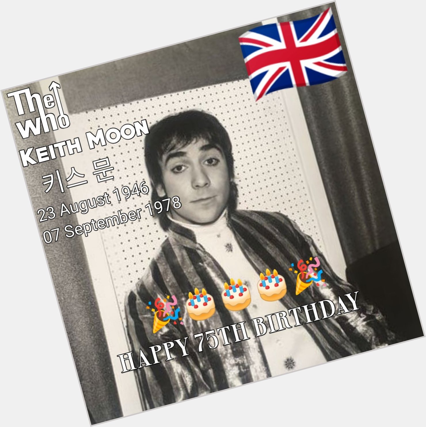   Happy Birthday Legendary Drummer The Who,sir Keith Moon      