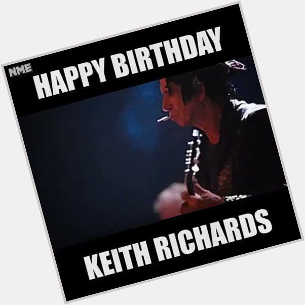 Happy birthday Keith Richards 