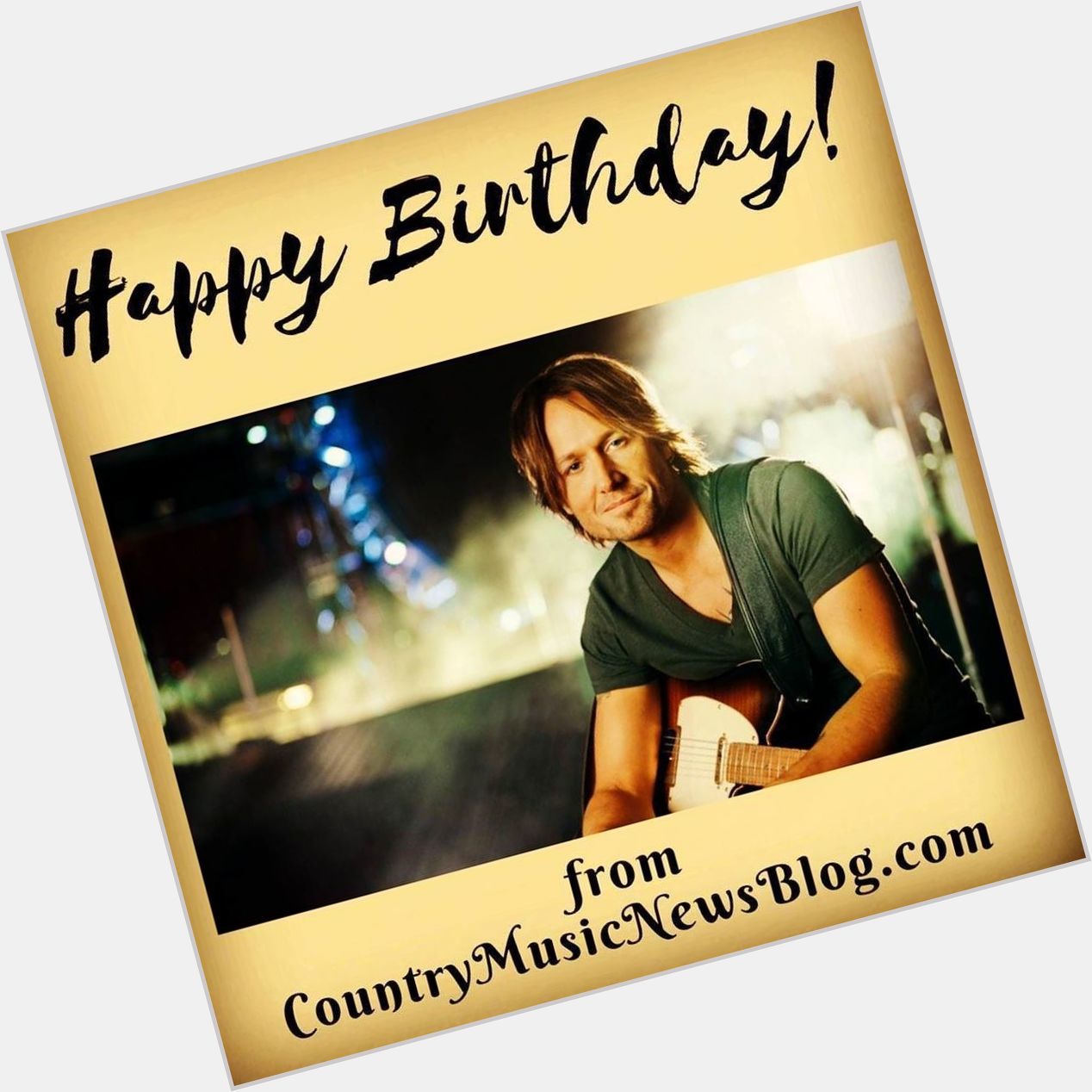 Happy Birthday Keith Urban!  