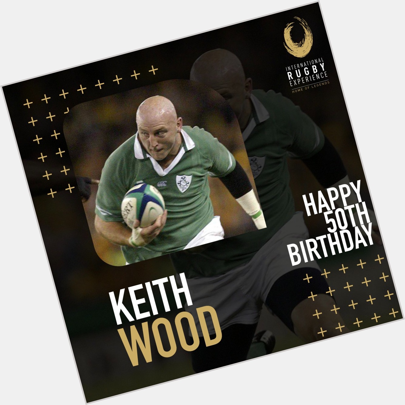 Happy Birthday to our friend and Irish rugby legend, Keith Wood 
