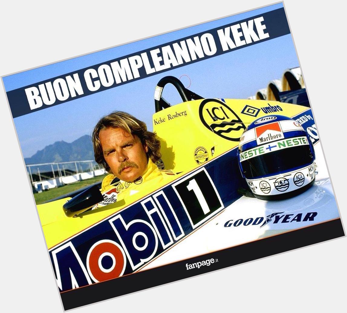 Happy birthday to Keke Rosberg... 