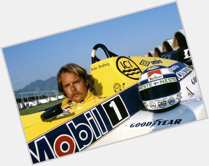 Happy Birthday to  (and others) and 1982 F1 champion, Keke Rosberg.    