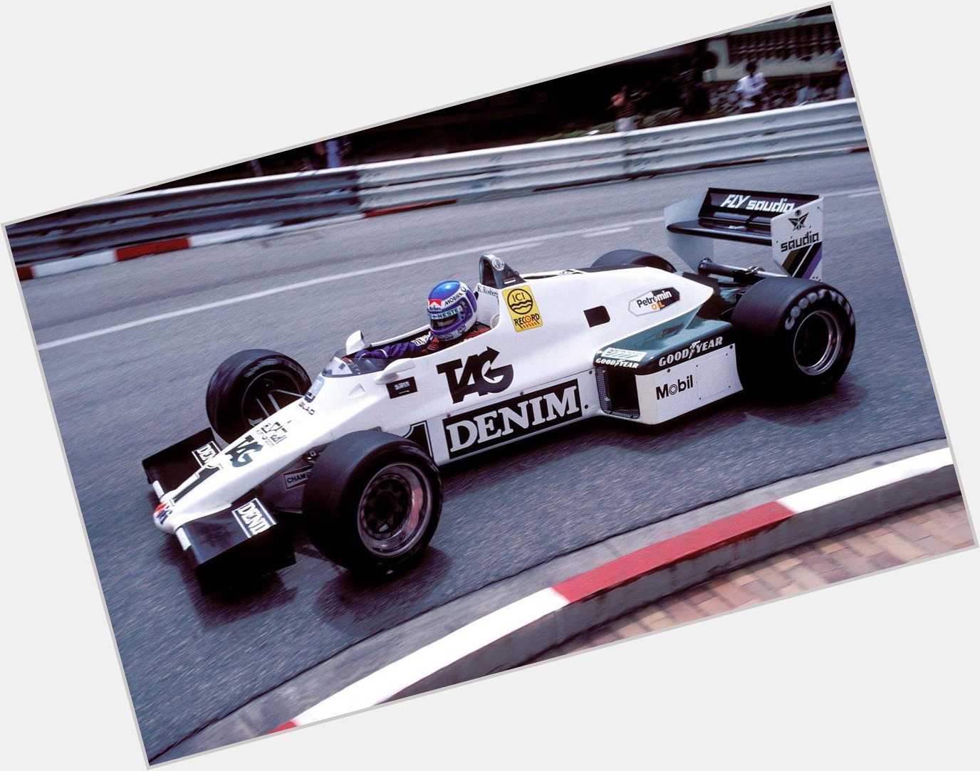 Keke Rosberg, 1983 Monaco Grand Prix. (Happy Birthday!) 
