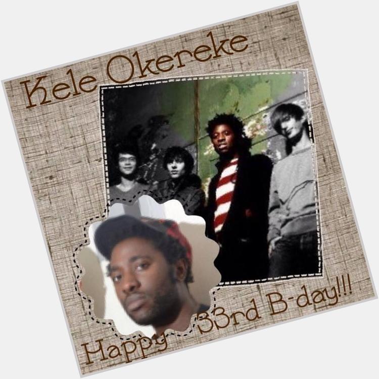 Kele Okereke 

( V & G of Bloc Party )

Happy 33rd Birthday!!!

13 Oct 1981  