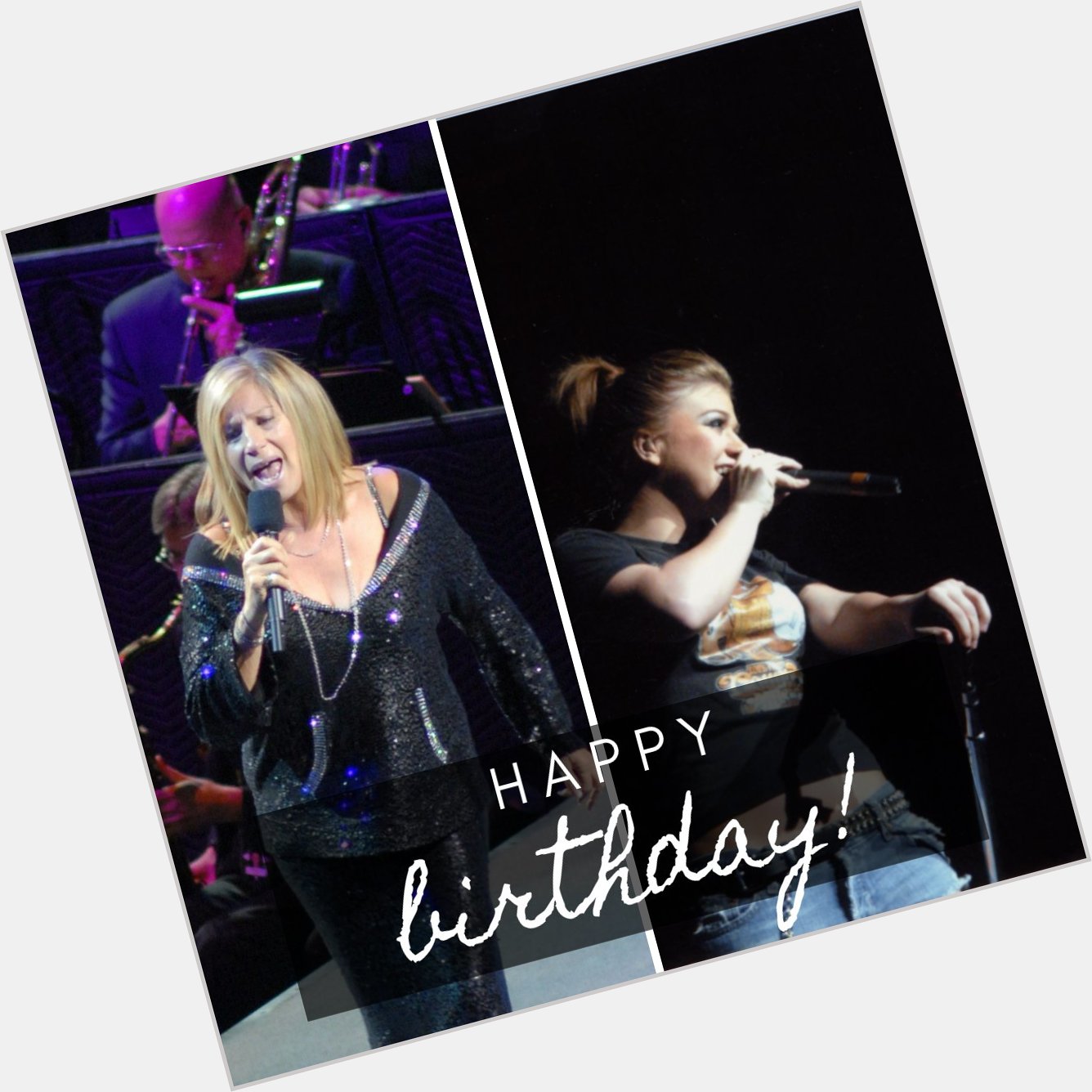 Did you know Kelly Clarkson & Barbara Streisand share a birthday today?
Wishing both of them a very happy birthday! 