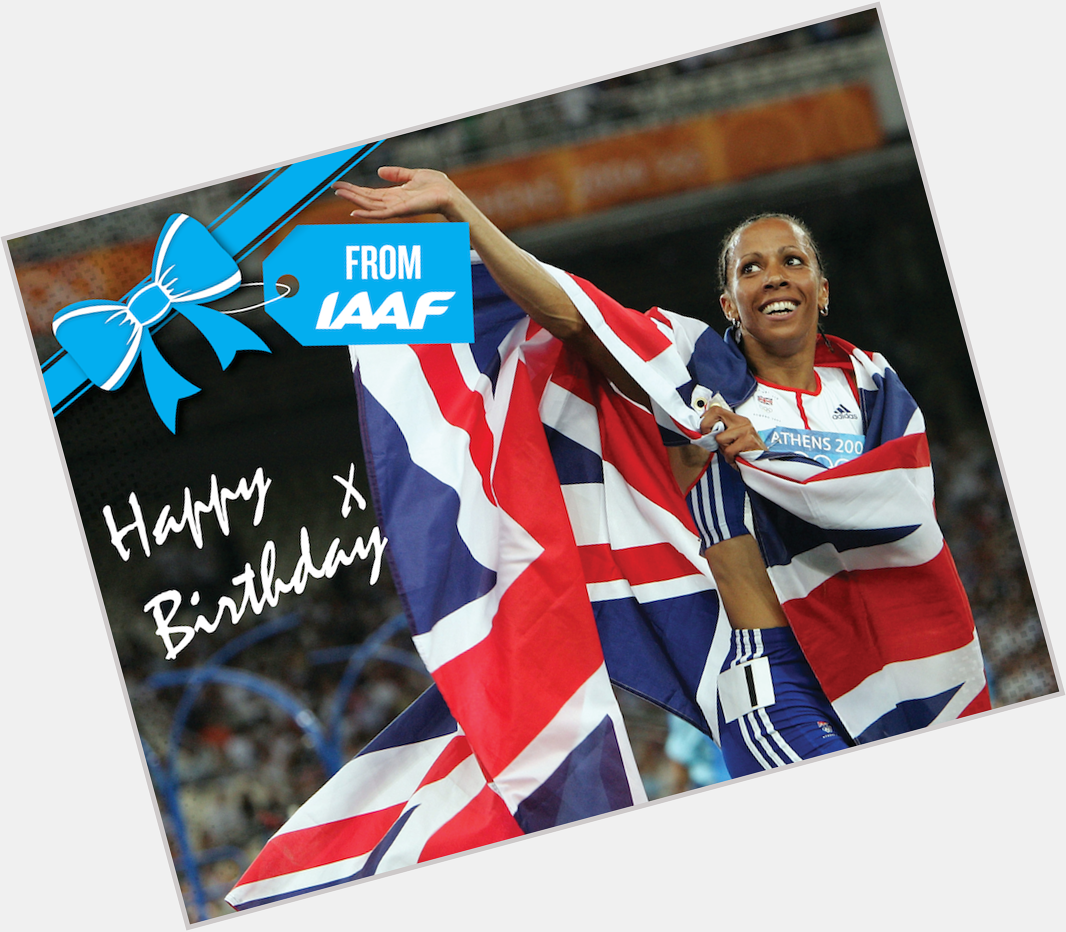 Happy birthday to Athens Olympics double gold medal winner Dame Kelly Holmes! 