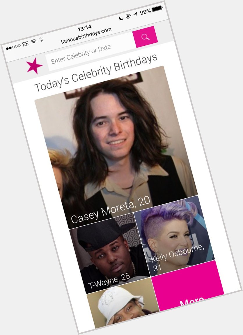 Happy Birthday , you\re above Kelly Osbourne, what an achievement 