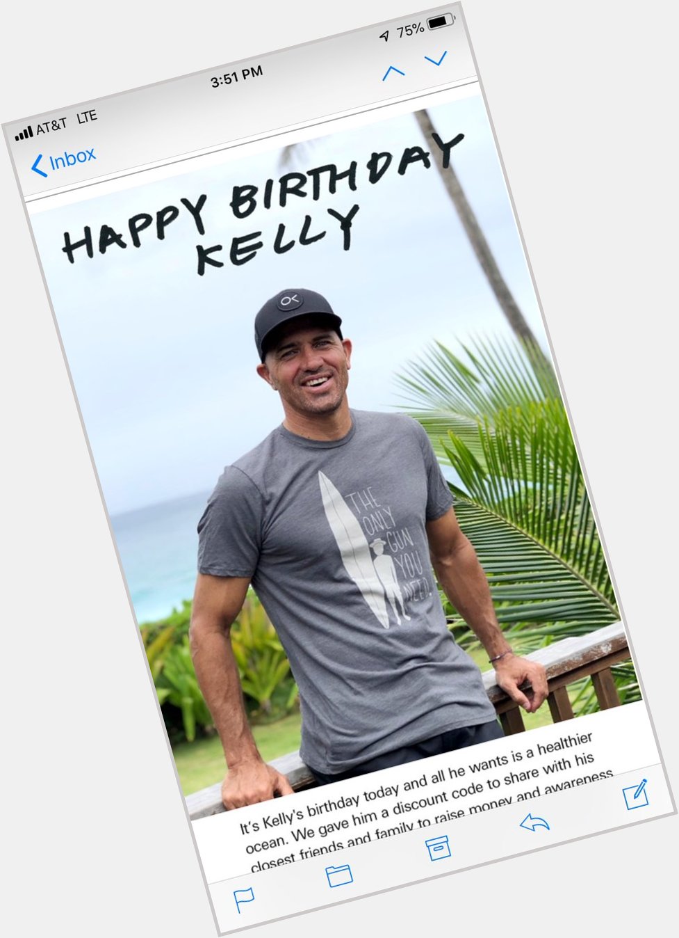 Happy Birthday to my homie, Kelly Slater 