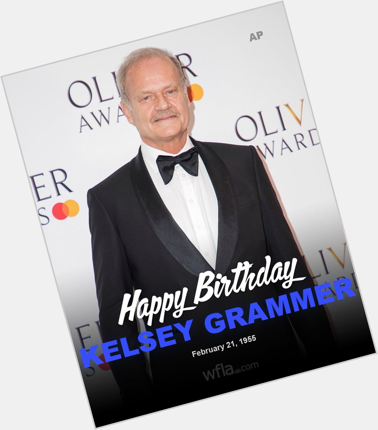 HAPPY BIRTHDAY, KELSEY GRAMMER! The acclaimed sitcom and Broadway actor turns 68 today!  