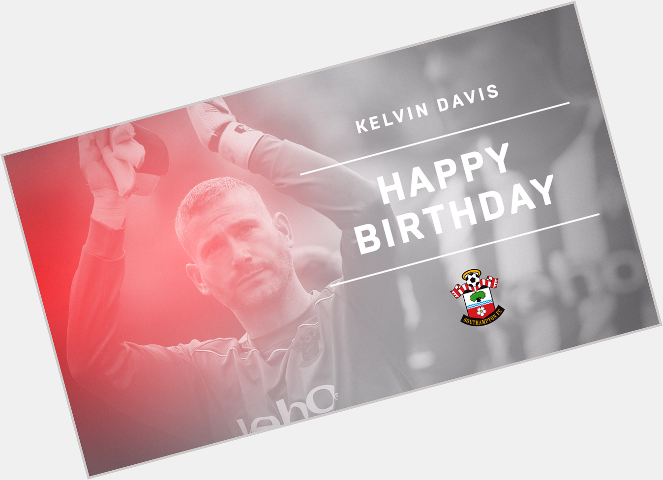 Our captain. Our leader. Our legend. Happy birthday, Kelvin Davis! 