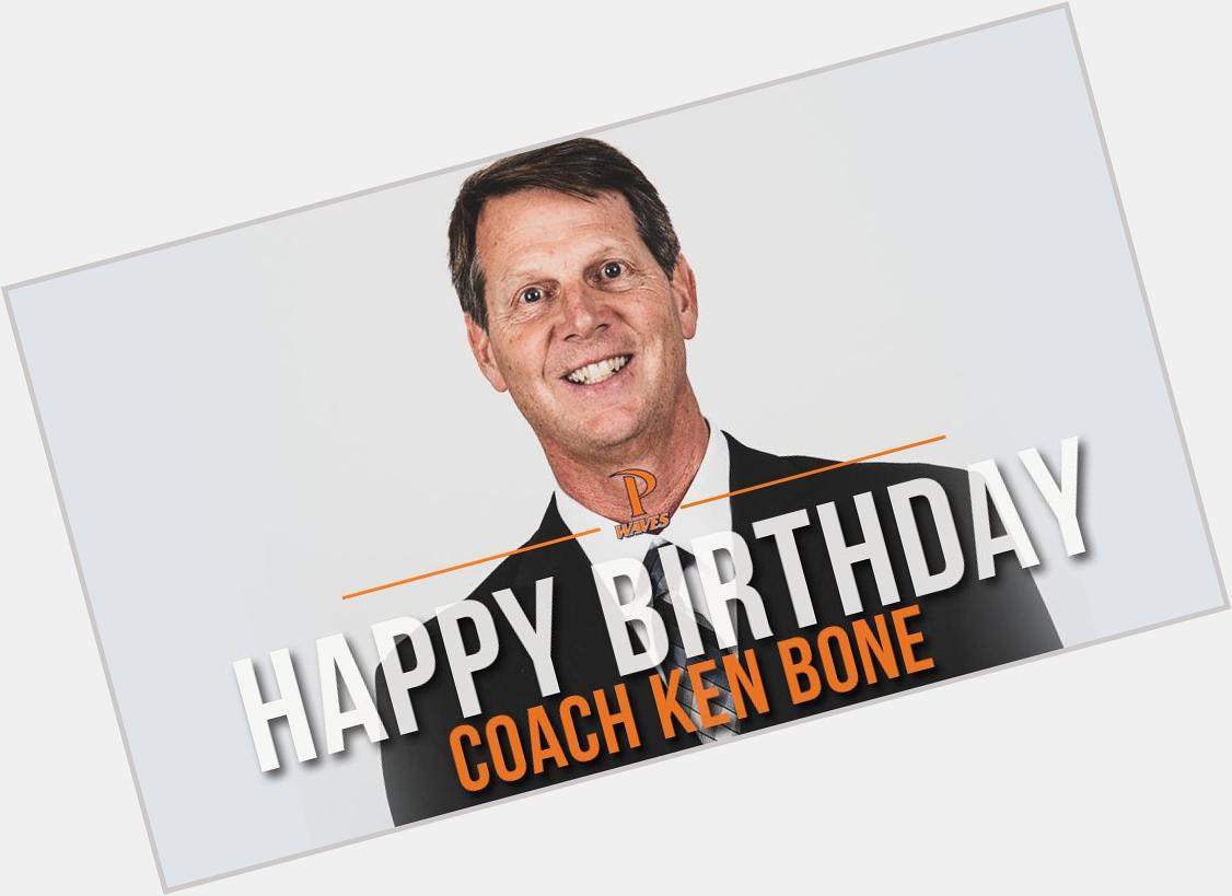 Happy birthday to associate head coach Ken Bone! 