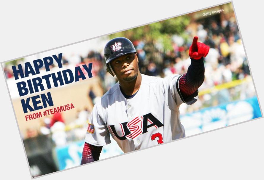 Happy 45th Birthday Ken Griffey, Jr.! Did you know "The Kid" represented at the 2006 World Baseball Classic? 