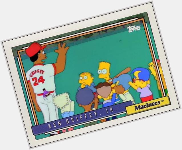 Happy Birthday to Ken Griffey, Jr! If you missed the post/pix during The Simpsons Fortnight:  