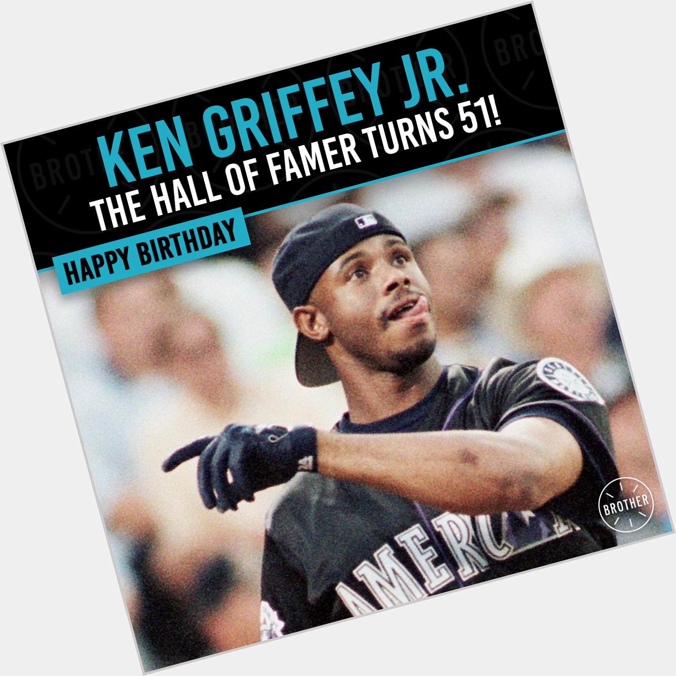 Ken Griffey Jr. turns 51 today, but he will be The Kid forever. Happy Birthday!  