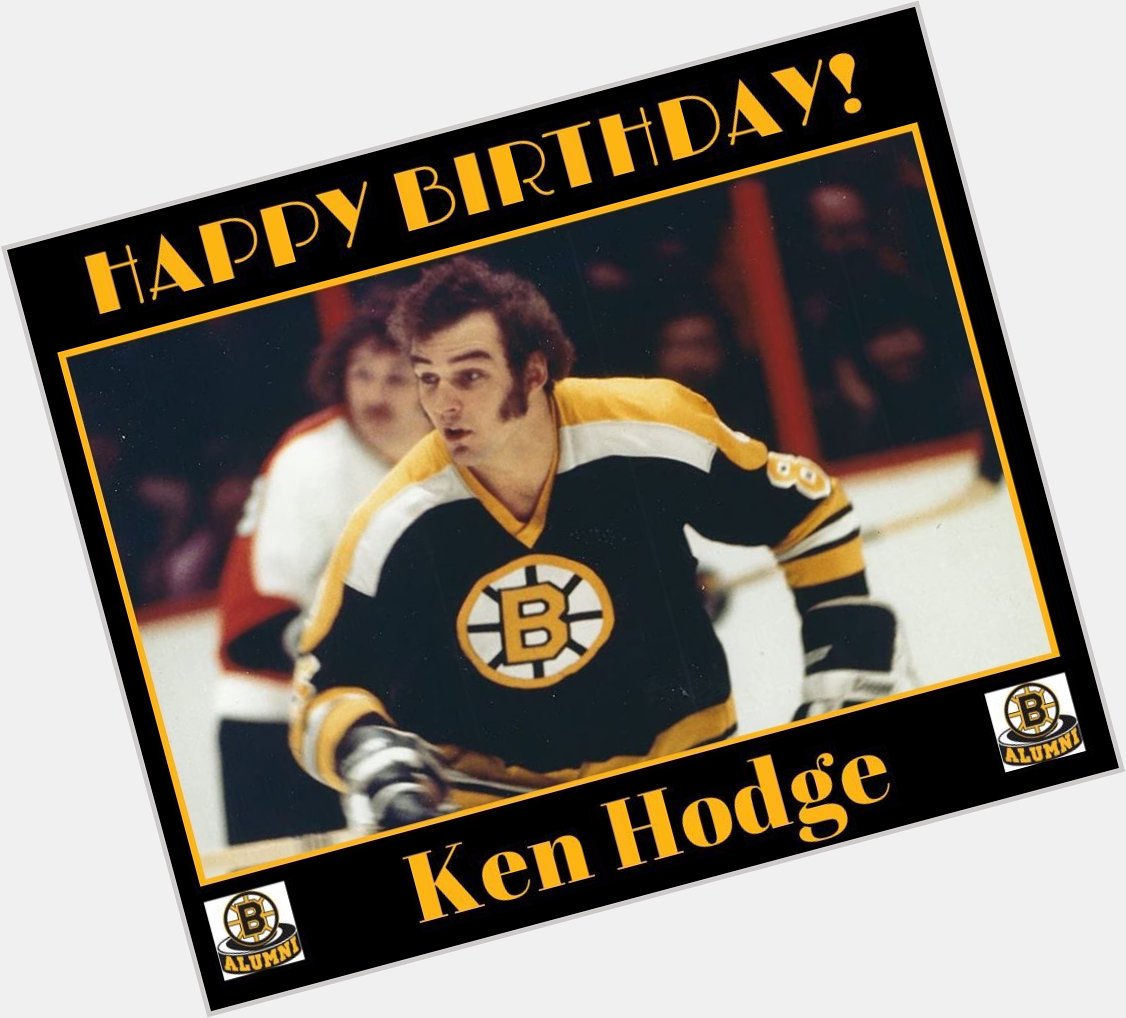 Happy Birthday Ken Hodge, born: June 25, 1944 in Birmingham, United Kingdom 