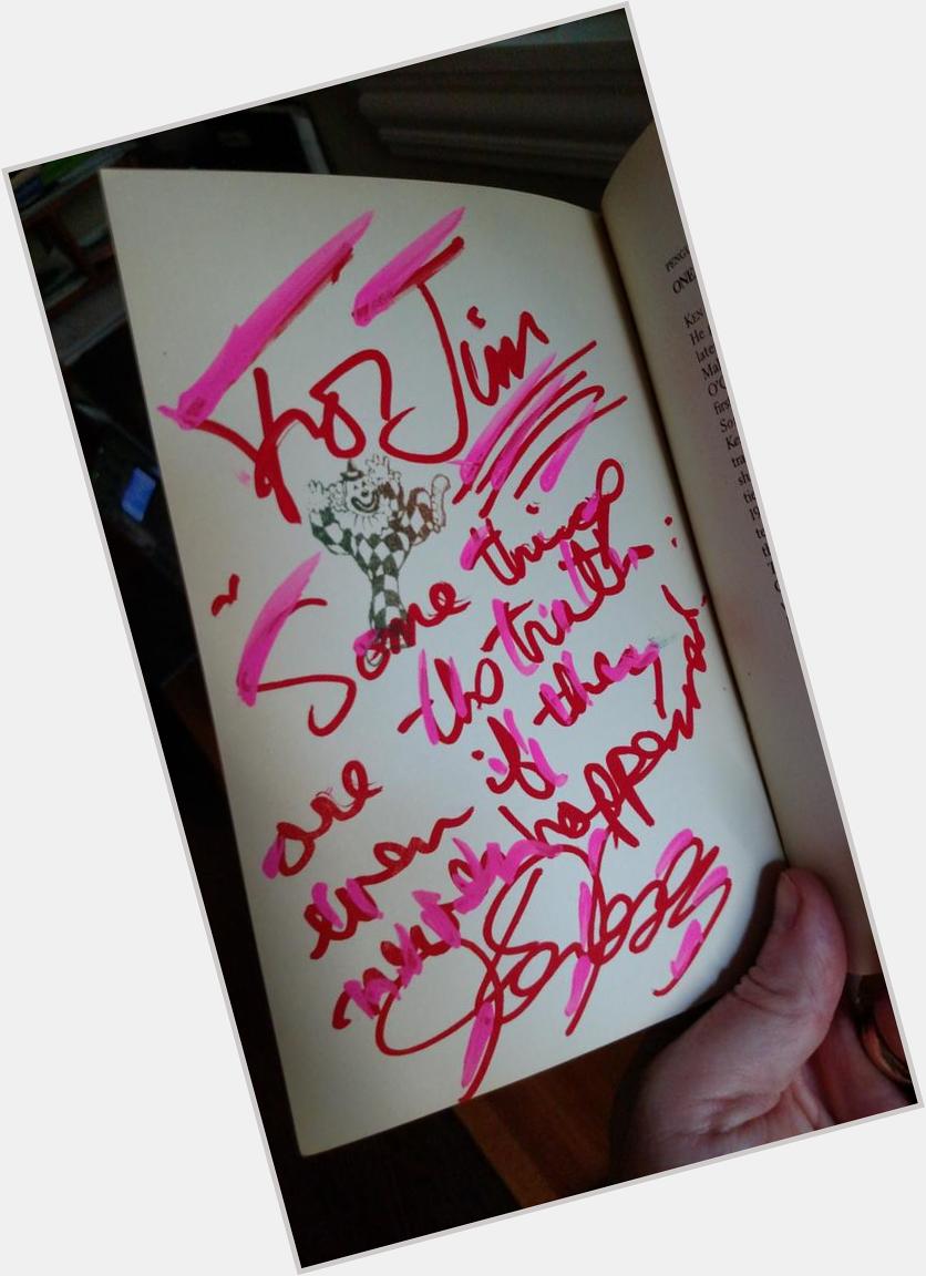 Happy birthday to an American original, Ken Kesey. Here\s how he signed my copy of CUCKOO\S NEST 