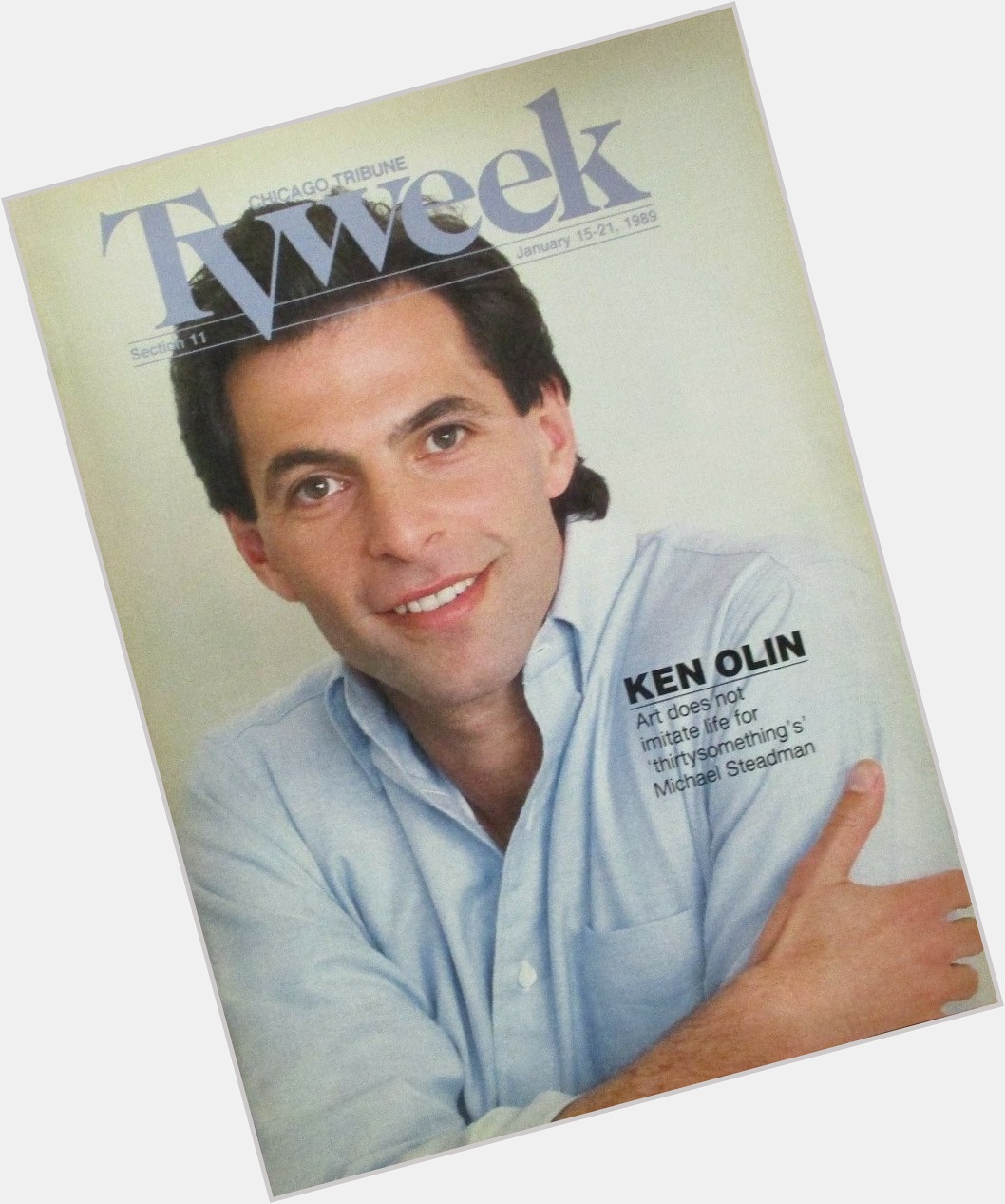 Happy Birthday to Chicago\s own Ken Olin.
Born on this day in 1954
Chicago Tribune TV Week.  April 21-27, 1974 
