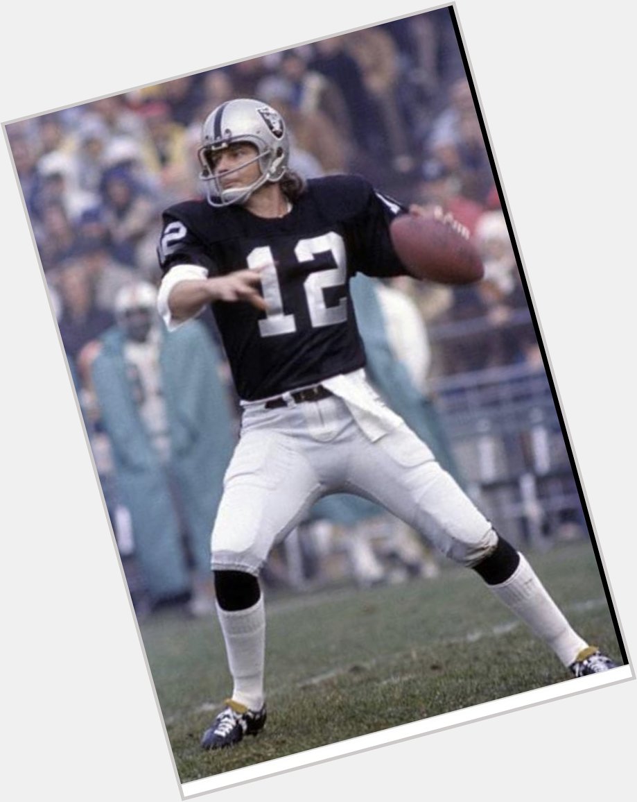  Ken Stabler.  Grew up in the Bay Area and he was my hero. Happy birthday Snake! 