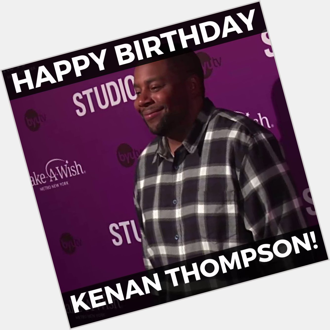 Happy Birthday, Kenan Thompson!  