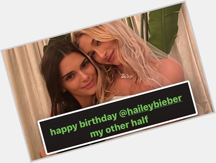 Kendall Jenner wishes Hailey Bieber a happy 23rd birthday  