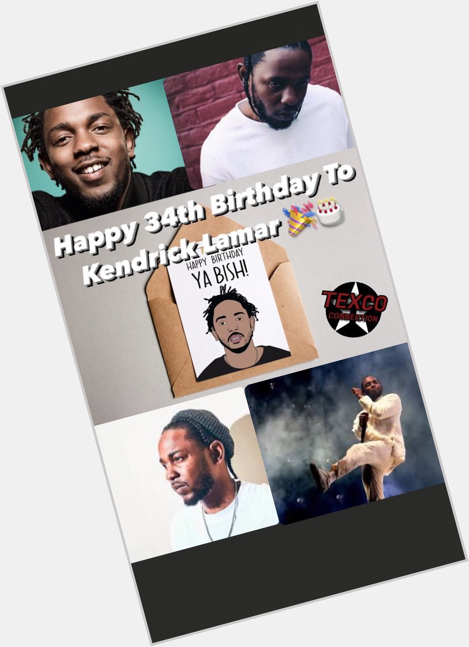Happy 34th Birthday To Kendrick Lamar   