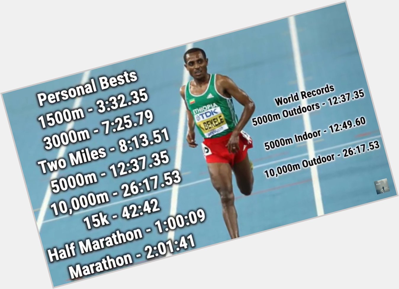 Happy Birthday to one of the greatest athletes of all time. Kenenisa Bekele  